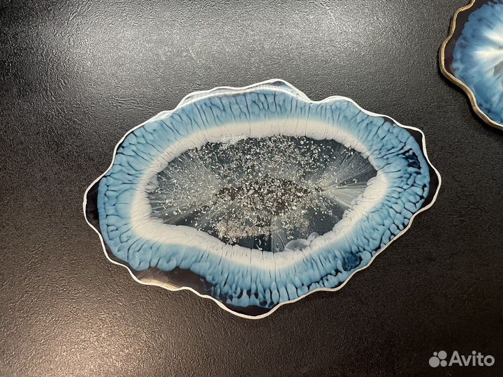 Тарелка из эпоксидной смолы