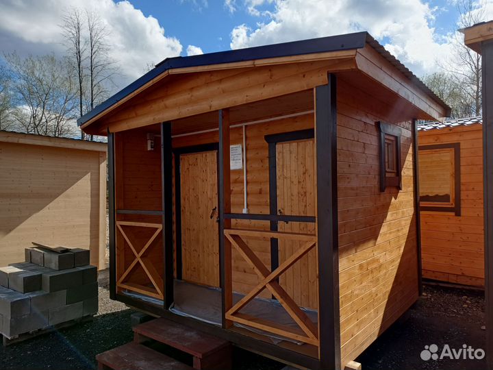 Дачный душ и туалет под ключ, строительство