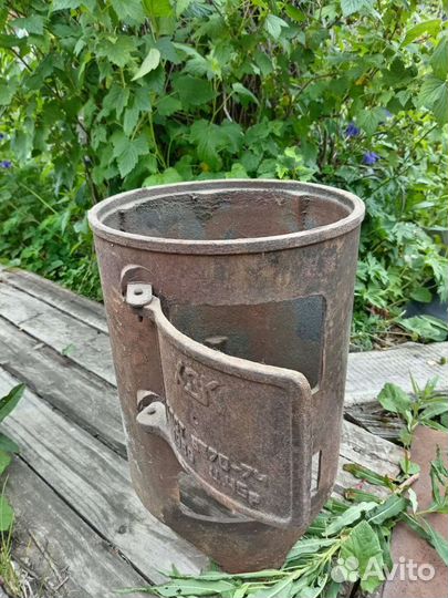 Печь буржуйка чугунная СССР