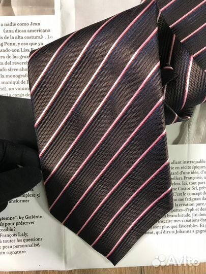 Галстук красновато коричневый Италия