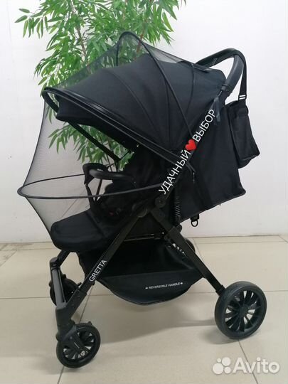 Новая коляска Costa Gretta (чёрный)