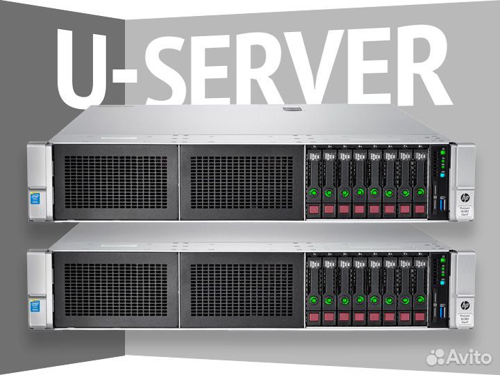 DL380 G9 8S 2x67v4 64G P440ar 2x800W Сервер HP HPE