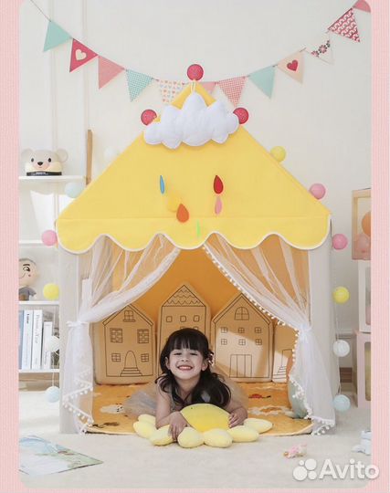 Палатка Sharktoys детская игровая новая