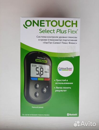 Глюкометр One Touch Select Plus Flex, тест-полоски