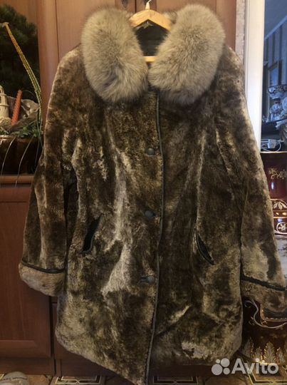 Шуба мутоновая 58