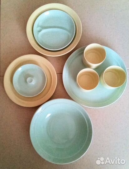 Набор керамической посуды СССР
