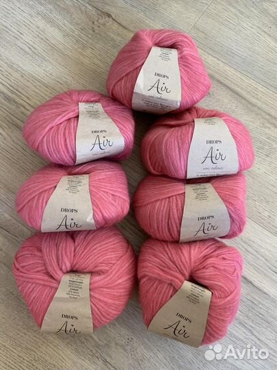 Пряжа Drops Air uni color нитки