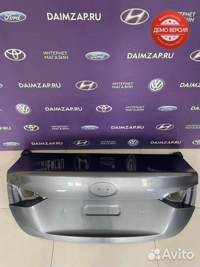 Крышка багажника Hyundai Solaris (2017-2022) серый