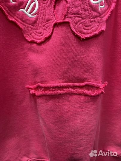 Свитшот розовый Chrome Hearts 100% хлопок