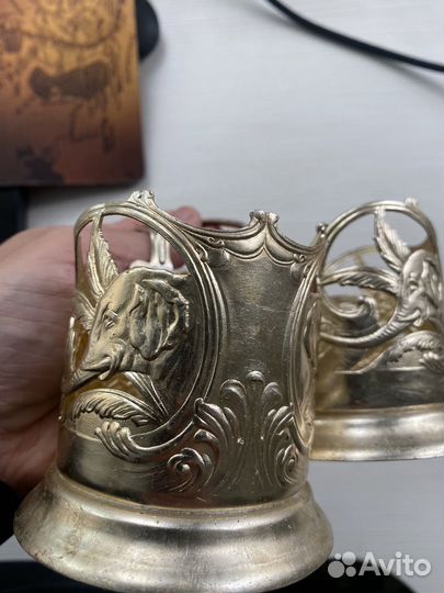 Подстаканники СССР алюминиевые