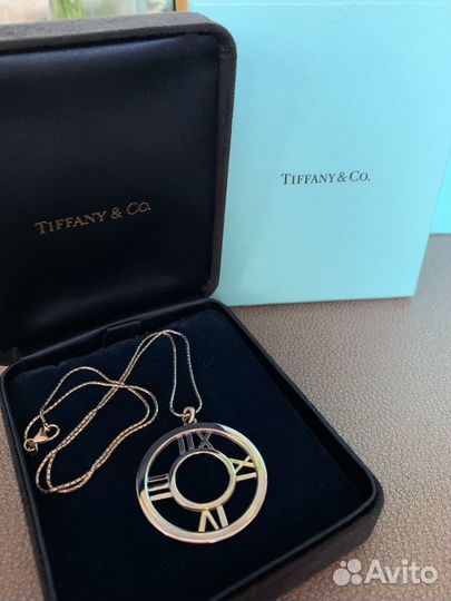 Золотая подвеска Tiffany&Co