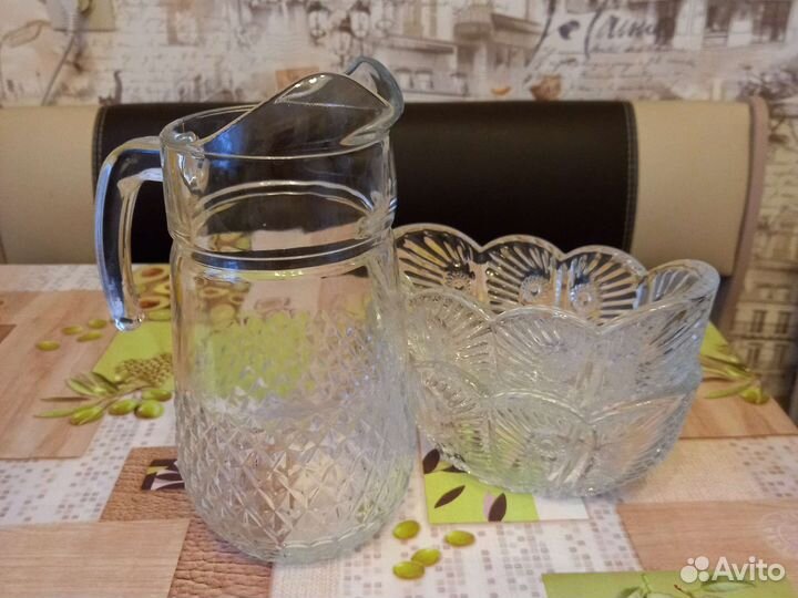 Графин и 2 салатника