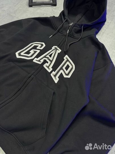 Зип худи Gap на флисе