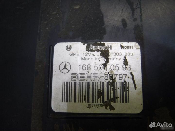Вентилятор радиатора Mercedes Benz W168 A-class