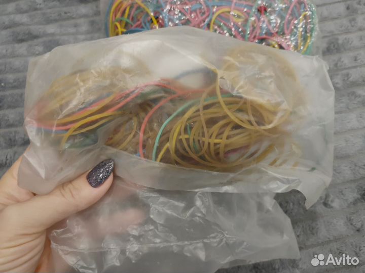 Канцелярские резинки банковские для денег