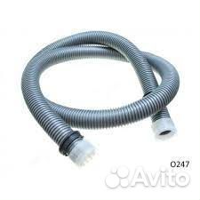 Шланг для пылесоса 1,8 м, серый с фитингами, зам