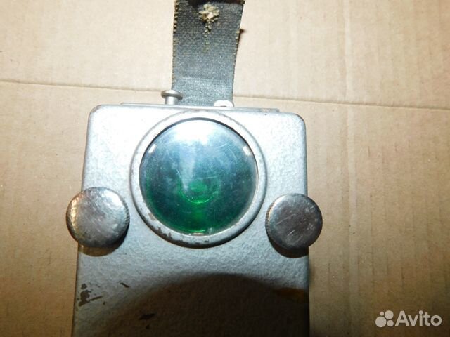 Старинный, сигнальный,карманный эл.фонарик жд СССР