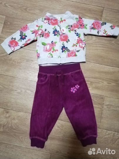 Вещи пакетом на девочку 1-1,5 года