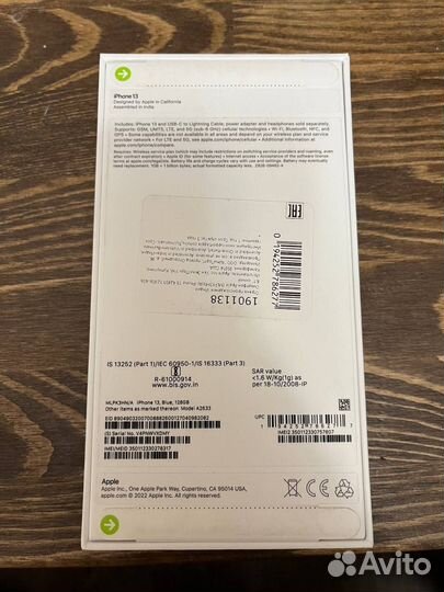 iPhone 13, 128 ГБ