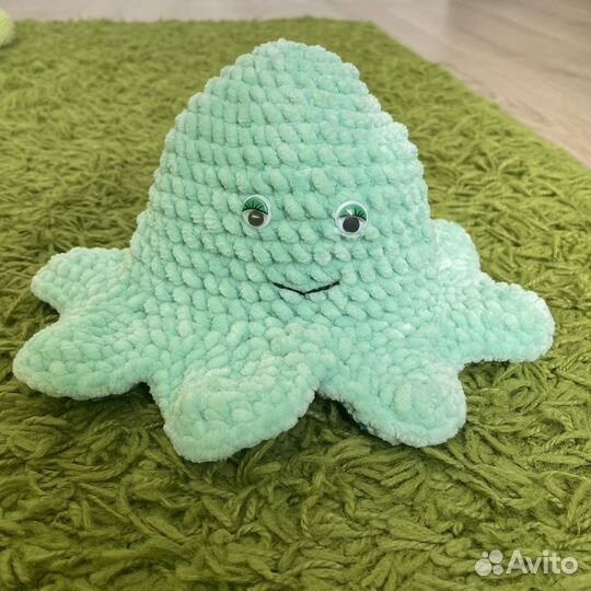 Осьминог перевертыш вязаный