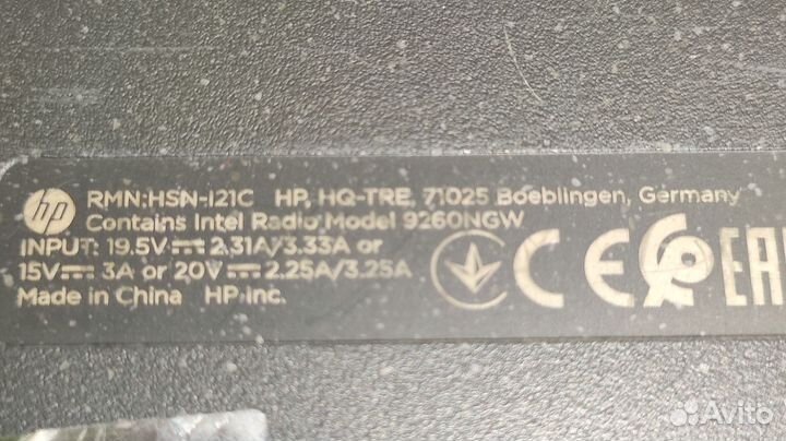 Ноутбук hp