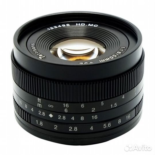 Объектив 7artisans 50mm F1.8 Canon M