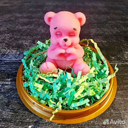 Мыло ручной работы (роза, мишка и др)