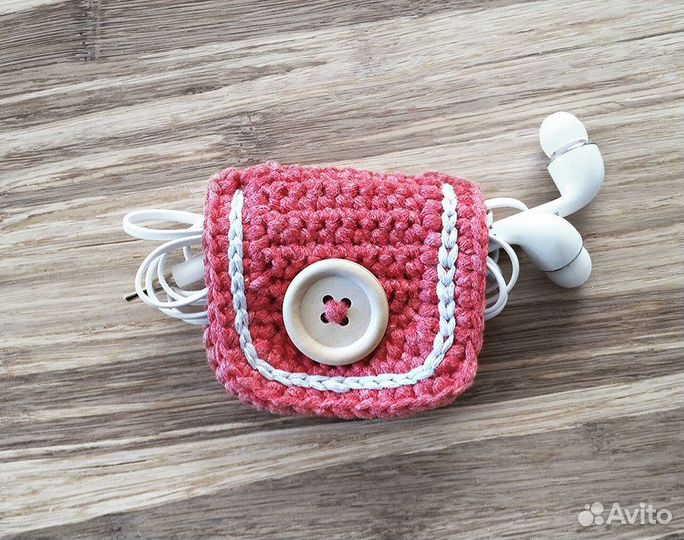 Уникальный вязаный чехол для телефона своими рукам