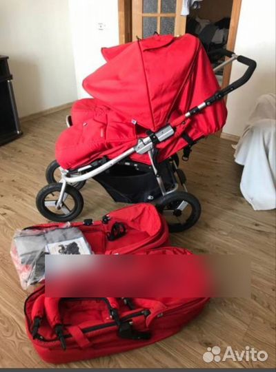 Коляска 2 в 1 bumbleride indie twin