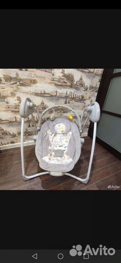 Детские электронные качели для новорожденных