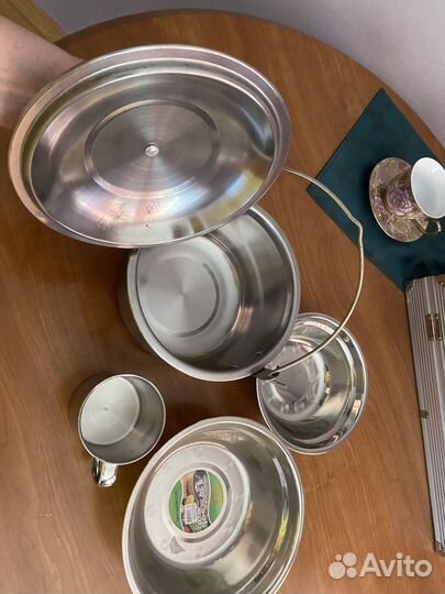 Котелок походный с крышкой