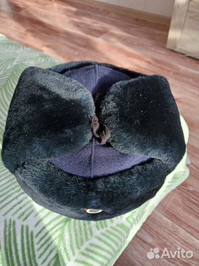 Шапка ушанка мужская росгвардия, полиция