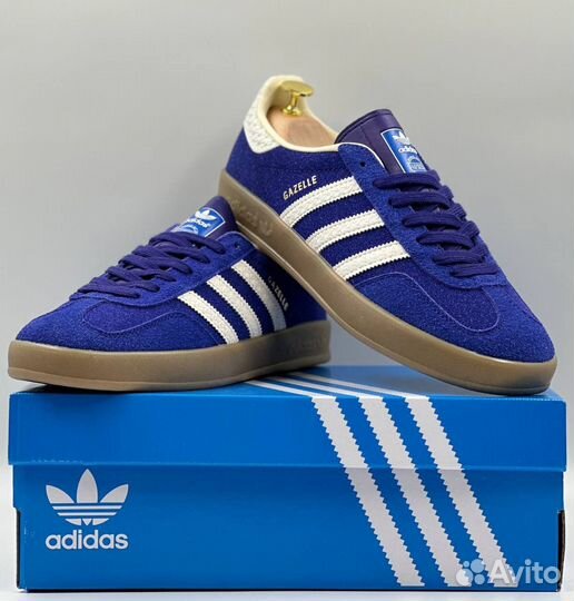 Кроссовки adidas gazelle синие