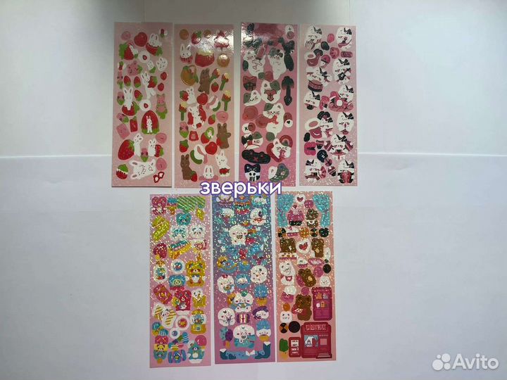 Наклейки для декора топлоадеров/протекторов kpop