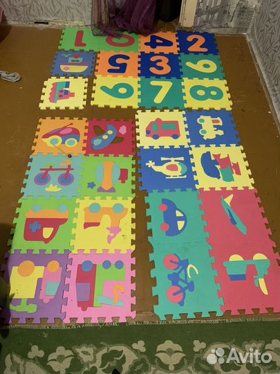 Детский коврик пазл