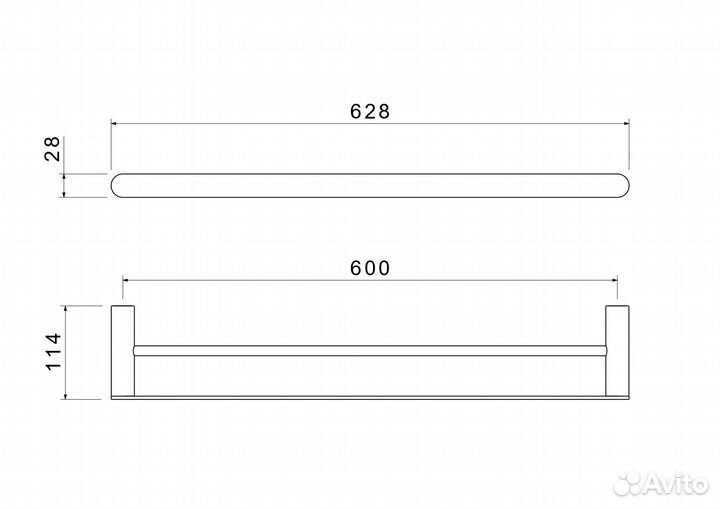 Aquatek AQ4430MB Полотенцедержатель
