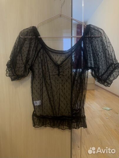 Прозрачный топ