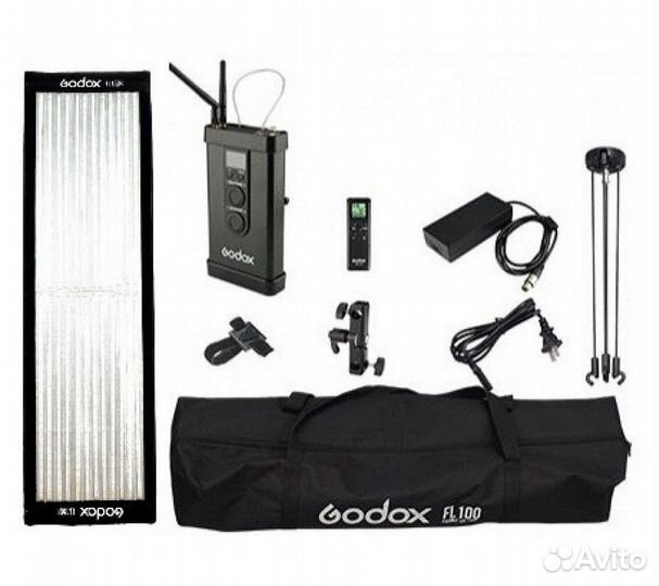 Светодиодный осветитель Godox FL100 гибкий без пул