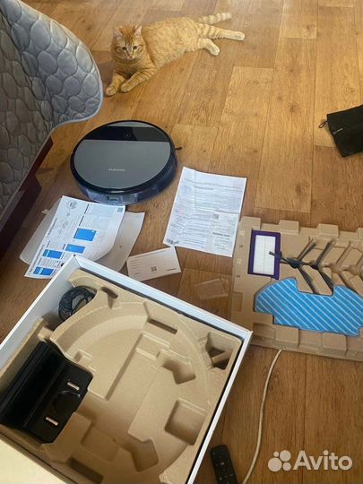 Робот пылесос моющий samsung