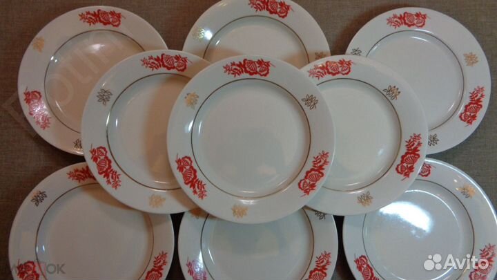 Тарелки Фарфор СССР