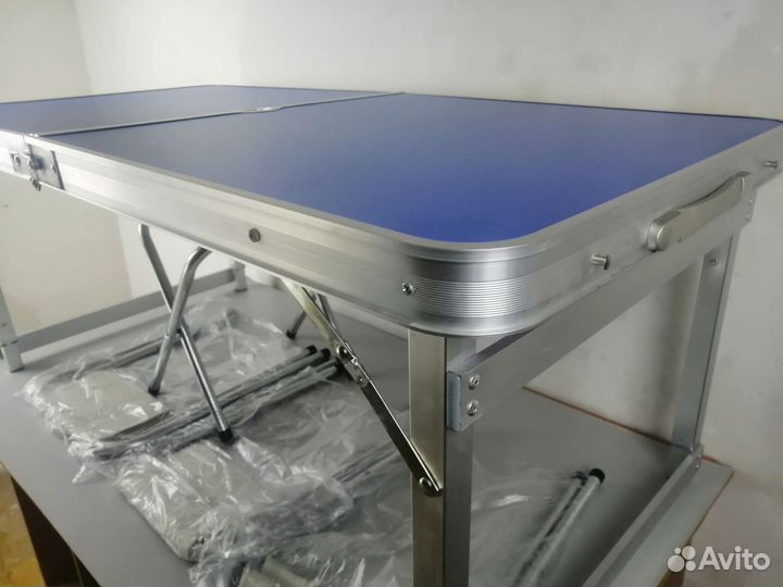 Стол складной усиленный 120 *60 см с 4 стульями