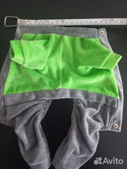 Комбинезон велюровый на очень маленькую собачку