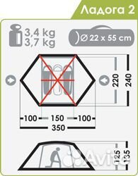 Палатка Normal Ладога 2 - новые