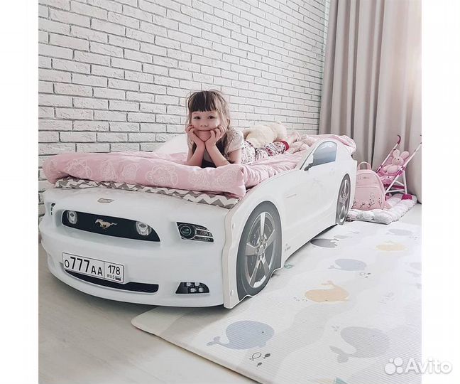 Кровать-машина Мустанг