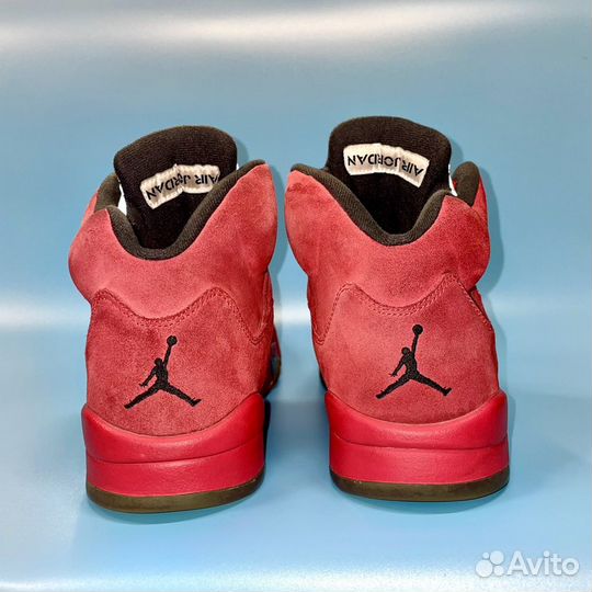 Оригинал Nike Air Jordan 5 Red Suede