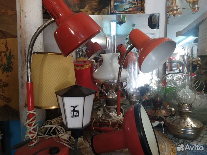 Настольные лампы рама металл СССР