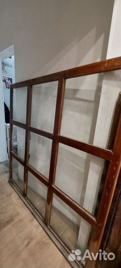 Рама оконная деревянная