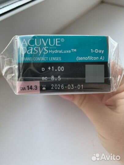 Линзы контактные acuvue oasys 1 day