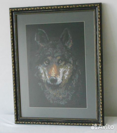 Картина вышитая крестом 