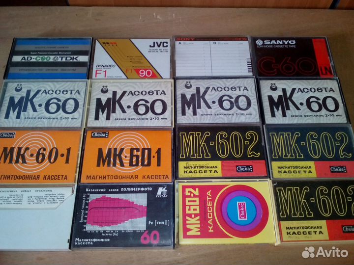 Аудио-кассеты (винтаж) Сhrome TDK/Denon/Sony